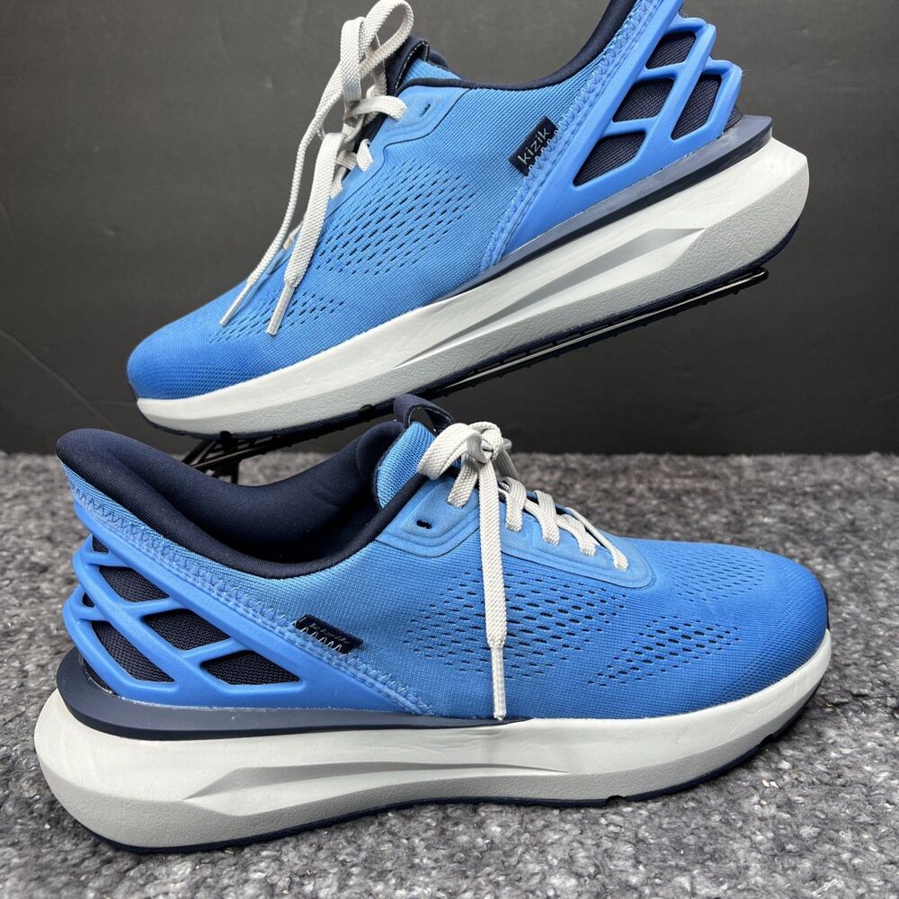 New Kizik Athens 2 Men's Athletic Shoes Size 9.5 Blue Running Walking NEW